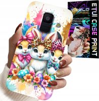 ETUI DO SAMSUNG A6 2018 - KRÓLICZKI, ŚWIĄTECZNE, KRÓLIK, WIELKANOC