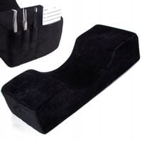 Poduszka pod głowę szyję do przedłużania rzęs masażu zabiegów czarna