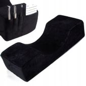 Poduszka pod głowę szyję do przedłużania rzęs masażu zabiegów czarna