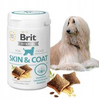 BRIT VITAMINS SKIN COAT WITAMINOWY PRZYSMAK DLA PSA NA SKÓRĘ I SIERŚĆ 150G
