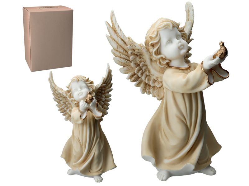 Anioł z gołębiem - alabaster grecki zdjęcie 1