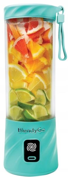 Blender bezprzewodowy BlendyGo 3 550ml USB Miętowy zdjęcie 1