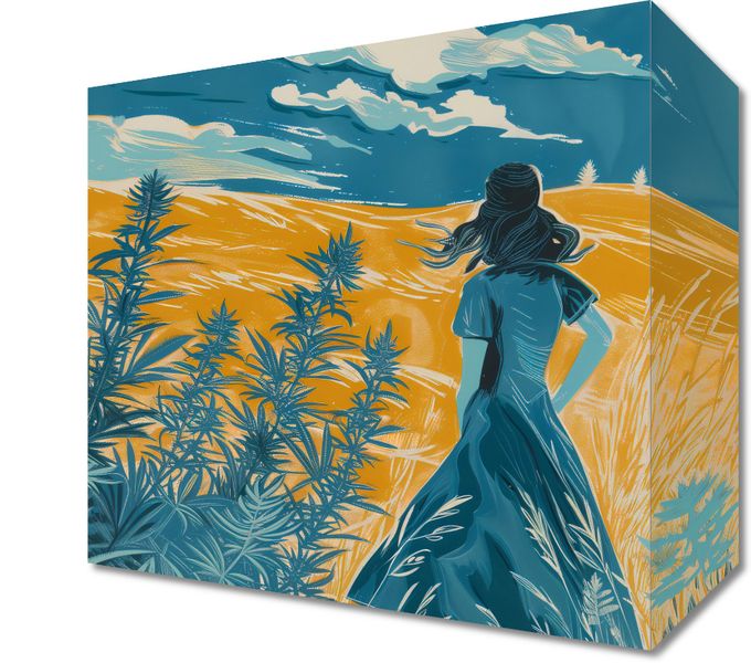 Obraz 20x20cm Podróż przez Pola zdjęcie 1