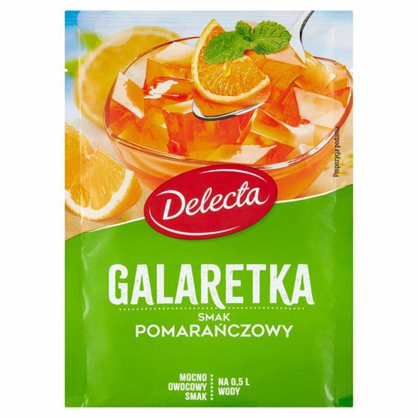 DELECTA GALARETKA POMARAŃCZOWA 70G zdjęcie 1