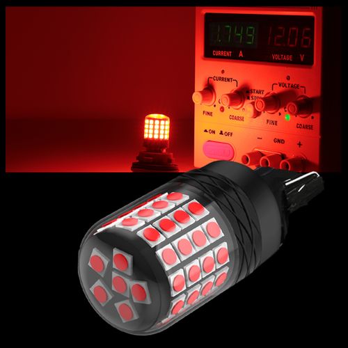 ŻARÓWKA LED W21W T20 XSTORM CZERWONA STOPU CANBUS POZYCJA na Arena.pl