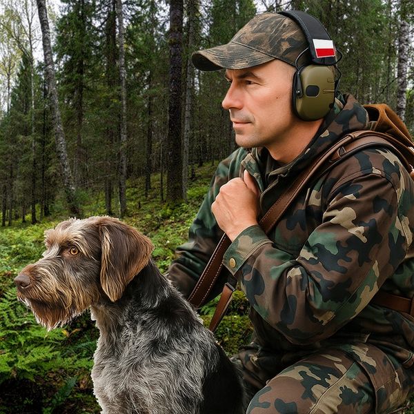 SŁUCHAWKI STRZELECKIE OCHRONNIKI SŁUCHU TAKTYCZNE REDUKCJA HAŁASU zdjęcie 3