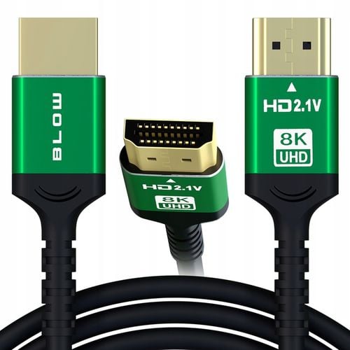 KABEL HDMI HIGH SPEED 2.1 8K 4K 5M 144Hz MOCNY PRZEWÓD AUDIO 3D na Arena.pl