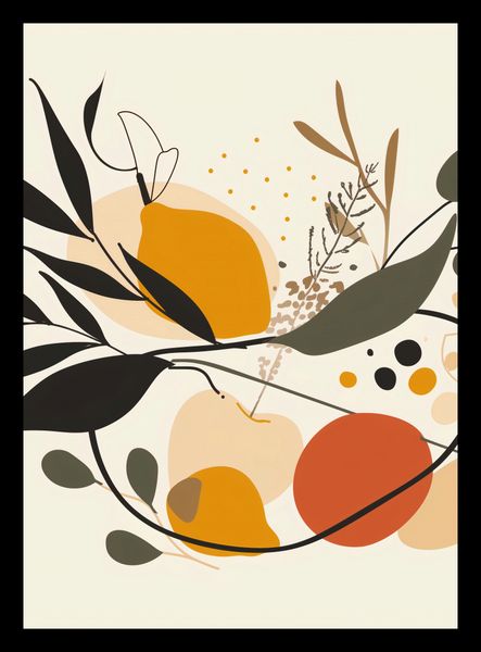 Plakat 39,5x55cm Botaniczny Wir zdjęcie 2