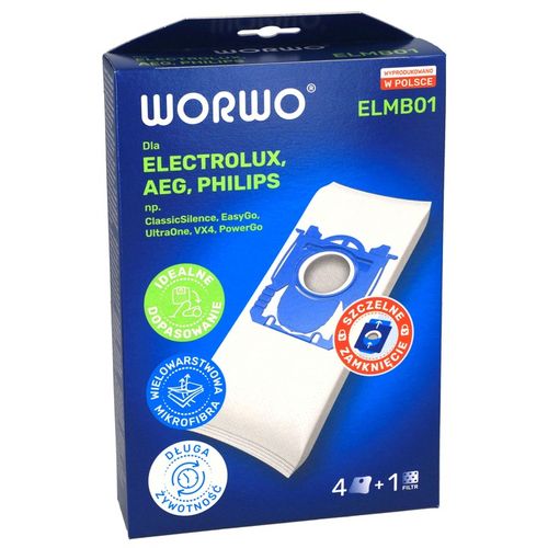 ZESTAW FILTR HEPA WORKI 16 SZT ELECTROLUX BAG E201 na Arena.pl