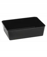 Pojemnik taca na mięso i żywność z melaminy 280x210x60mm czarny - Hendi