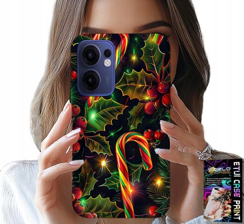 ETUI DO OPPO FIND X5 LITE - LASKA CUKROWA, JEMIOŁA, CHOINKA + SZKŁO na Arena.pl