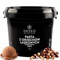 PASTA Z ORZECHÓW LASKOWYCH 100% DESEO 1KG ORZECH LASKOWY 100%