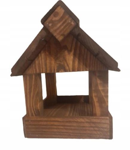 karmnik dla ptaków, mały karmnik, z drewna na Arena.pl