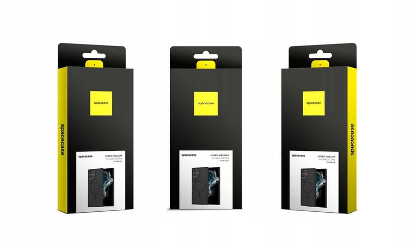 Spacecase Hybrid Mag Galaxy S22 Ultra Black zdjęcie 11