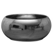 Doniczka Ceramiczna PIANO MISA D 24 H 10 srebrna glamour