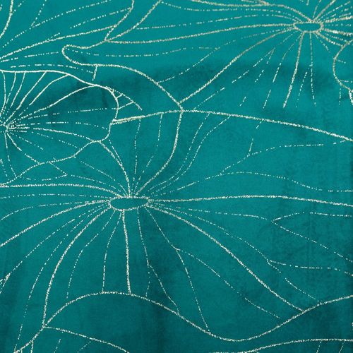 Bieżnik dekoracyjny/ szarfa BLINK-18 35x180 c.turkusowy w lilie wodne na Arena.pl