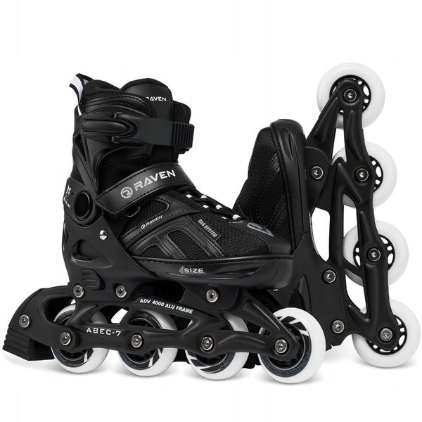 Rolki Regulowane RAVEN Pulse Black 37-40 zdjęcie 7