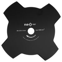 TARCZA TNĄCA DO KOSY SPALINOWEJ 250x25,4 MM 4 ZĘBNA FLO 79567 STAL WĘGLOWA