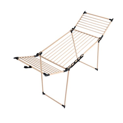 Stojąca suszarka na pranie odzież bieliznę składana balkonowa mocna duża na Arena.pl