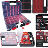 Organizer narzędziowy, warsztatowy NORD14DUO Walizka na śrubki do garażu