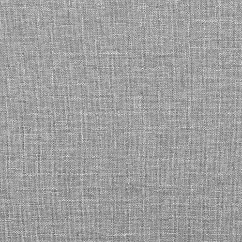 Zagłówek uszak, jasnoszary, 103x16x78/88 cm, tkanina na Arena.pl