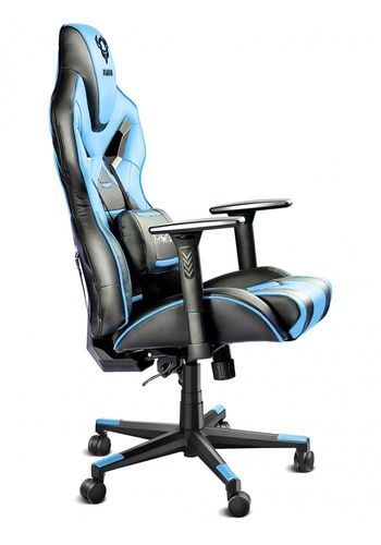 Fotel Gaminowy X-Fighter Niebieski na Arena.pl