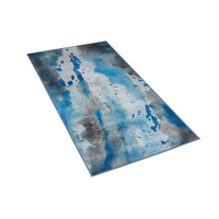 Dywan 80 x 150 cm niebiesko-szary BOZAT