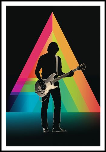Plakat 67,5x100cm Pryzmat przez Gitarę na Arena.pl