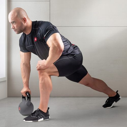 Kettlebell żeliwny 20kg kettle odważnik ciężarek wytrzymały do ćwiczeń na Arena.pl