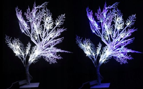 2x DRZEWKO DUŻE BIAŁE 60 LED na Arena.pl