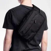 Sakwa rowerowa Wozinsky na kierownicę - szara