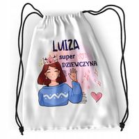 Plecak Sportowy Szkolny Dla Luizy Córki Dziecka Z Nadrukiem Ze Zdjęciem