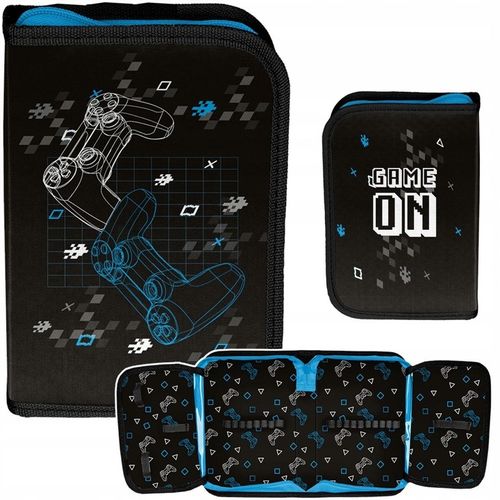 TORNISTER SZKOLNY ZESTAW 5-elem. dla chłopca GRACZA PADY GRY GAME PASO na Arena.pl