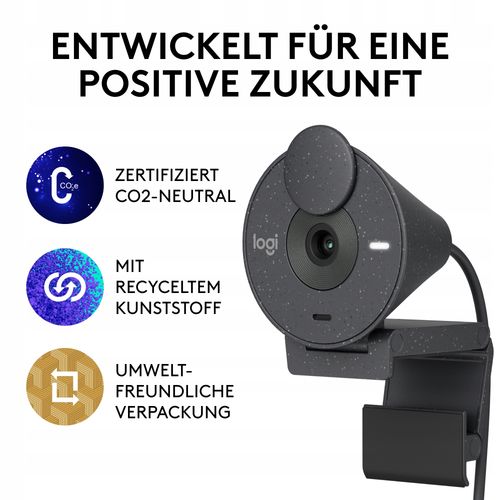 Kamera internetowa Logitech Brio 300 grafit na Arena.pl