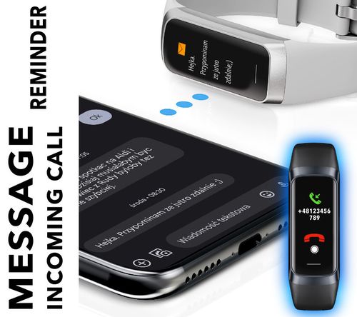 SMARTBAND DAMSKI Rubicon RNCF05 - TERMOMETR, PULSOKSYMETR (sr044a) na Arena.pl