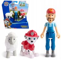 PAW Patrol Marshall & Farmer Al Figure Pack with Sheep Toy Figure, Kids Toy