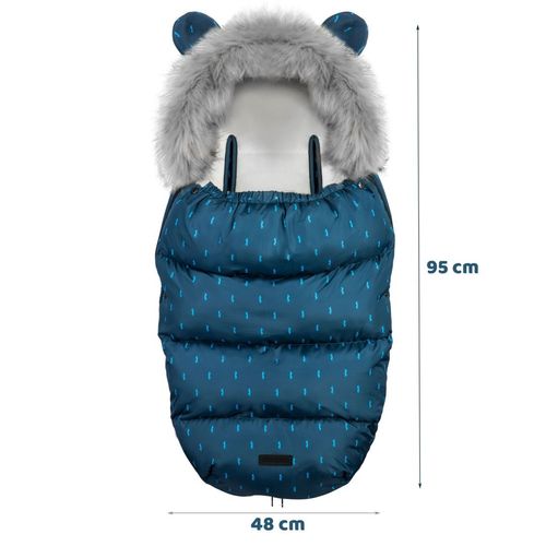 Śpiworek do wózka, sanek Elmi Ricokids - granatowy na Arena.pl