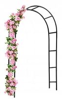 PERGOLA ŁUKOWA OGRODOWA +KOTWY MOCOWANIA DUŻA DRABINKA NA KWIATY PNĄCZA RÓŻ