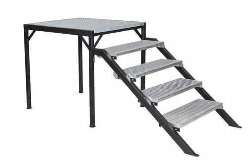 Stopnie WEMA 1000x270 mm | ocynkowane | 30x2 mm | stopień stalowy, na Arena.pl