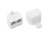 Rozgałęziacz telefoniczny WTYK-2GNIAZDA MOD 8P8C