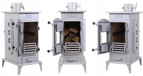 Piec koza piecyk szamotowy 17,5 cegieł stal 2 mm ATEST EKODESIGN na Arena.pl