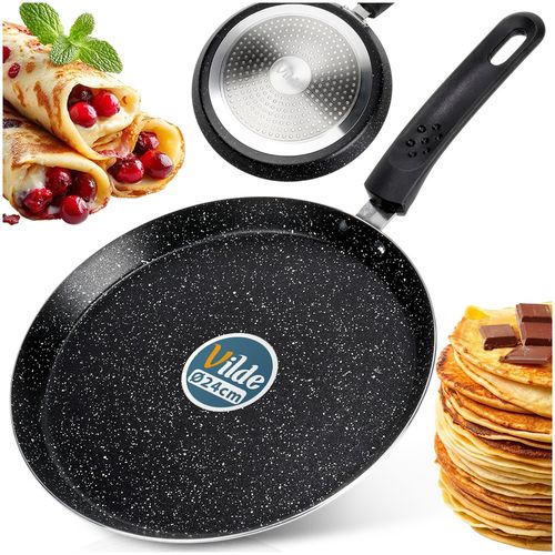 Patelnia do naleśników granitowa BASIC LINE 24 cm na Arena.pl