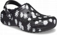 Dziecięce Ocieplane Buty Klapki Chodaki Crocs Baya Lined Printed Clog 33-34