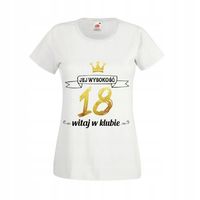 Koszulka T-SHIRT URODZINY prezent JEJ WYSOKOŚĆ 18