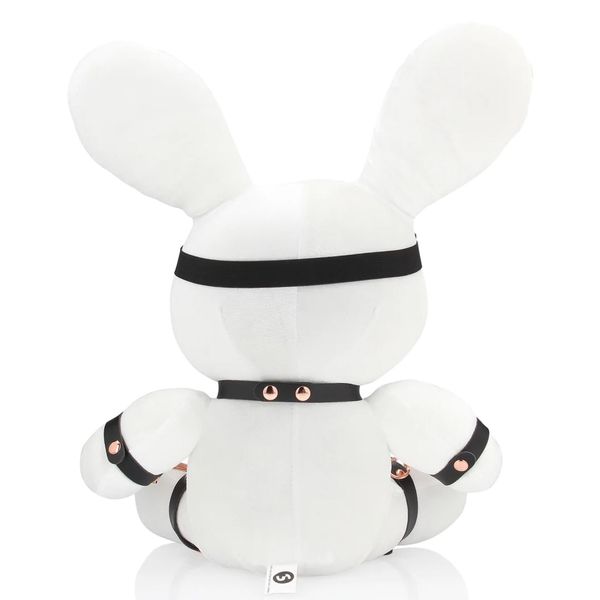 Rabbit Bondage - Velvet - Large - White zdjęcie 2