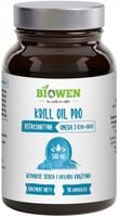 BIOWEN Krill Oil Pro KWASY OMEGA olej z kryla astaksantyna 90 kapsułek
