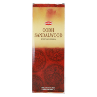 kadzidełka hem oodh sandalwood 20szt. box 6 opak