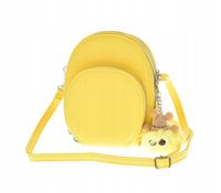 Maria C. torebka rowerówka portfel etui na telefon z brelokiem żółty MC755