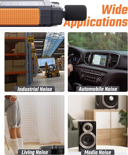 Miernik dźwięku Sonometr TopTes z 2,25-calowym podświetleniem LCD na Arena.pl