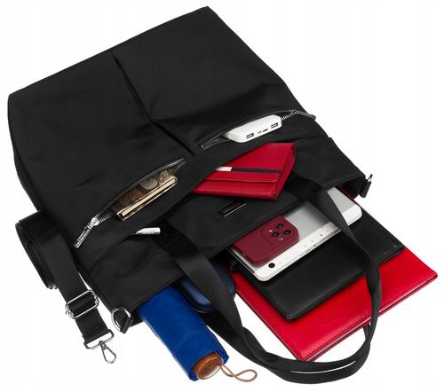 Torebka damska PETERSON torba shopper bag nylonowa miejska klasyczna na Arena.pl